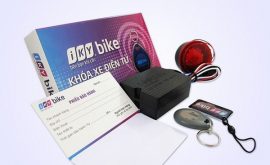Bộ khóa chống trộm xe máy Iky bike kèm phiếu bảo hành