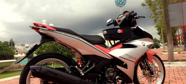 Exciter 150cc pha cach voi dan tem nhom xuoc dot pha