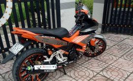 Exciter 150 do kieng nhe nhang cua biker Long An