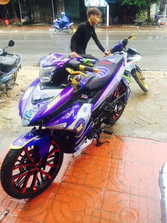 Exciter 150 kieng nhe day noi bat cua biker Tuyen Quang - 5