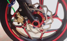 Exciter 150 do nhe voi doi chan day co bap cua biker Bac Giang